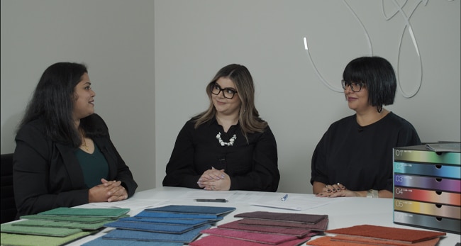 meet the designers behind Vivid 202 colour carpet tiles