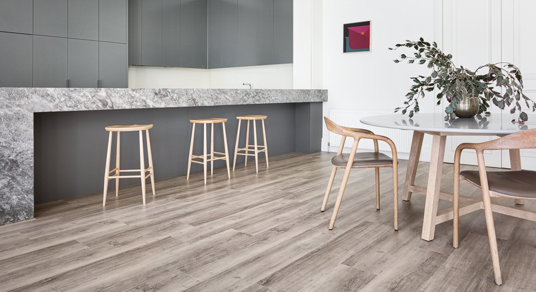 Residential Flooring - Vinyl Tile and Plank, Momentum, Paperbark Oak