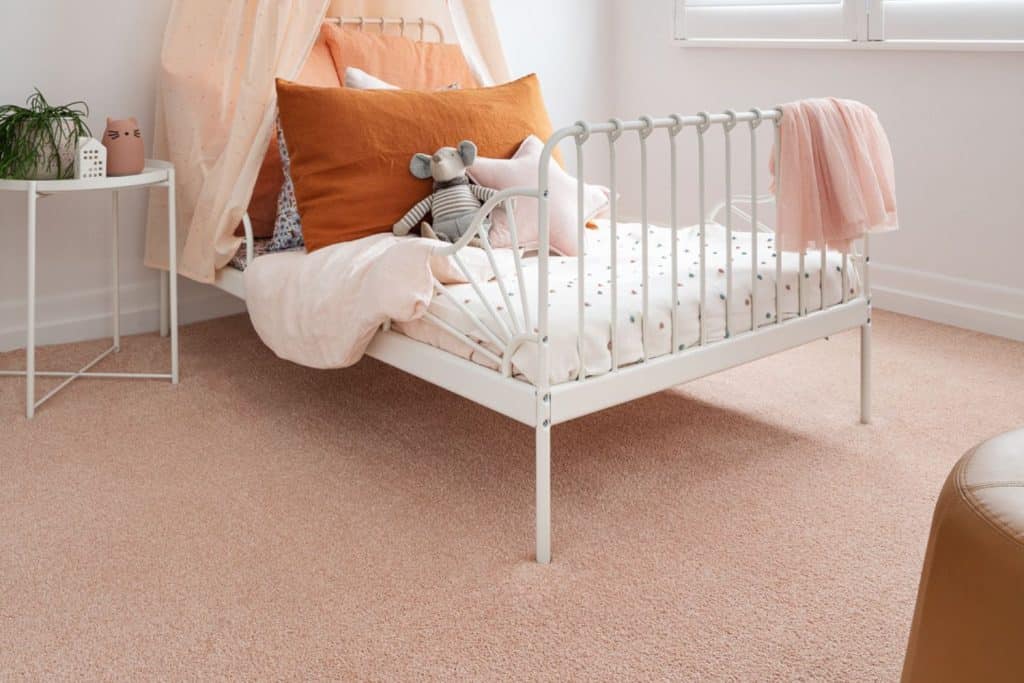 coloured carpet, pink carpet, pastel carpet, bedroom carpet, kids bedroom, carpet trend 2023